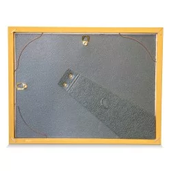 Gravur "Alter Mann und Kind".