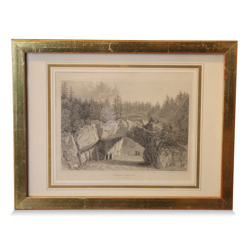 Gravure "Bel Tavannes" de Pierre Pertuis. - Moinat - Gravures Gravure "Bel Tavannes" de Pierre Pertuis. - Moinat - Gravures