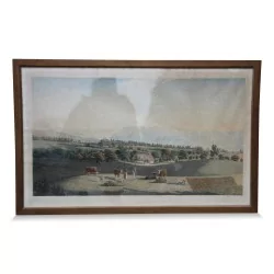 Set of 3 watercolors, from Château Charrière de Severy.