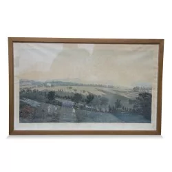 Set of 3 watercolors, from Château Charrière de Severy.