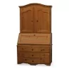 Bureau commode \"Chapeau de gendarme\" en sapin. Pays d Enhaut. Suisse. - Moinat - Комоды, Шкафчики, Комоды с семью ящиками