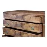 Commode \"Empire\" en ronce de noyer sur sapin. Colonnes détachées. - Moinat - Комоды, Шкафчики, Комоды с семью ящиками