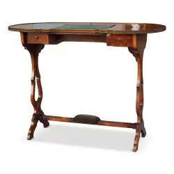 Liseuse "Saint Firmin" "Maillefer Amos" en acajou, pieds en X. Orléans.