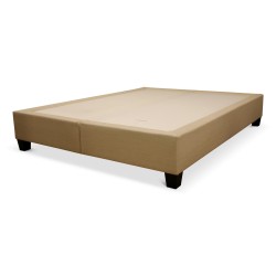 Sommier 80 x 200 DUO \"Elisabeth Boss\" boxspring fixe avec cuvette.