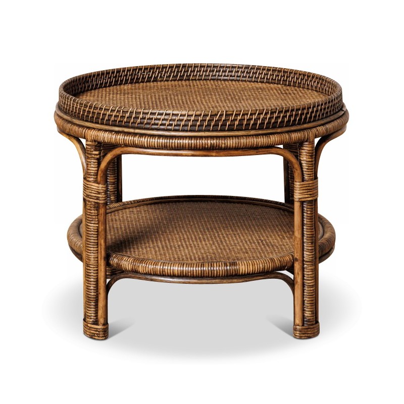 Table basse "Veracruz" en rotin. - Moinat - Coffee tables