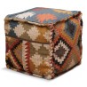 Pouf "Automne" en Kilim. - Moinat - Stools, Benches, Pouffes