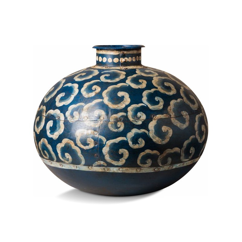 Vase "Makonis" peint en fer. - Moinat - Boxes, Urns, Vases