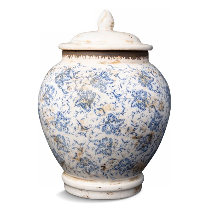 Poterie / jarre "Bucolique" en céramique. - Moinat - Boxes, Urns, Vases