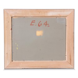 Huile sur bois "Jardin à Corseaux" de Paul - Emile Wyss (1888 - 1987).