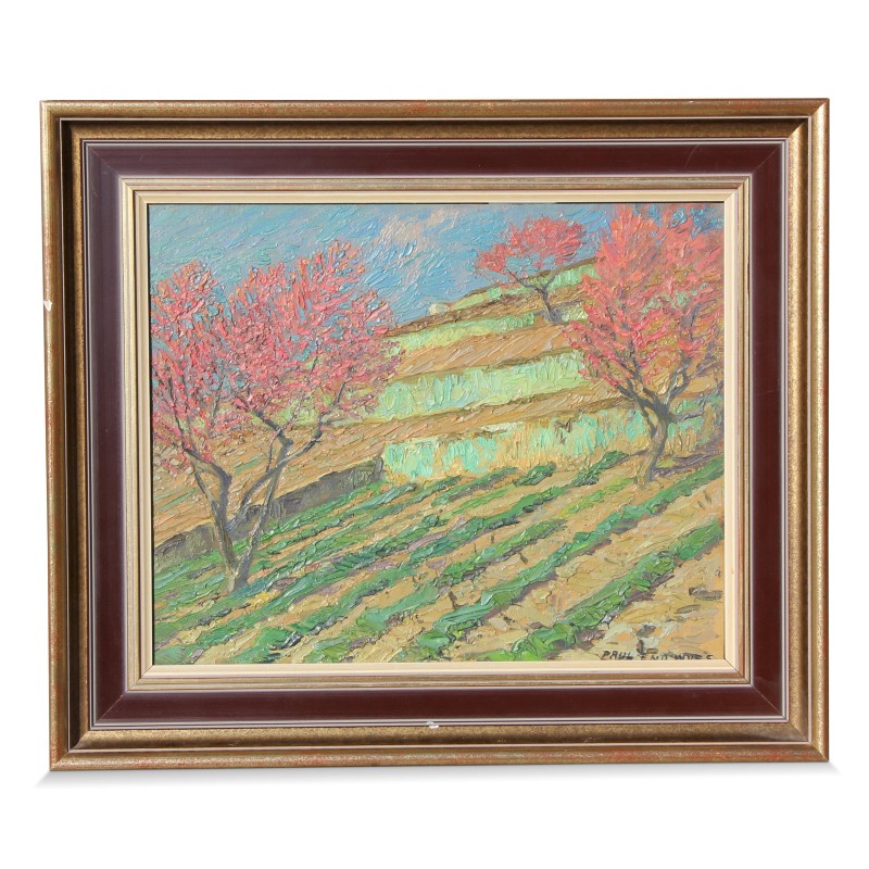 Huile sur bois "Les arbres en fleurs" de Paul - Emile Wyss (1888 - 1987). - Moinat - Tableaux - Paysage Huile sur bois "Les arbres en fleurs" de Paul - Emile Wyss (1888 - 1987). - Moinat - Tableaux - Paysage