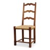 Lot de quatre chaises paillées Louis XIII en noyer Suisse. - Moinat - Стулья Lot de quatre chaises paillées Louis XIII en noyer Suisse. - Moinat - Стулья