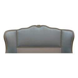 Lit corbeille Louis XV en hêtre peint richement sculpté. Belle carcasse.