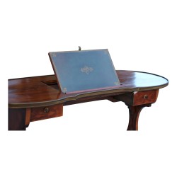 Mahogany reading table "Maillefer Amos". Orléans.