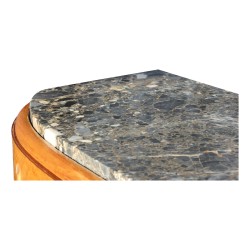 Buffet Art -Déco dans le goût de "Ruhlman" en ronce de noyer, montée sur chêne.