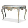 Console Louis XV baroque richement sculptée, polychrome. Vénitienne. - Moinat - Consoles, 边桌, Sofa tables