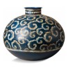 Vase "Makonis" peint en fer. - Moinat - Schachtel, Urnen, Vasen