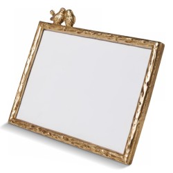 Cadre "Inséparable" en métal doré.