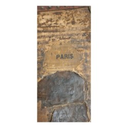 Malle de voyage "Innovation New York", anti-feu, usurs d usage. (sans clé). Vers 1905.