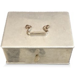 Malle de voyage "Innovation New York", anti-feu, usurs d usage. (sans clé). Vers 1905.