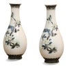 Paire de vases en porcelaine de Chine, blanc ivoire - Moinat - Porcelaine