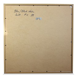 Tableau "Vache Blue / Black" de Marc Mazuir.