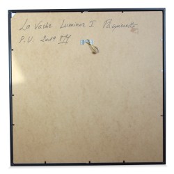 Tableau "La vache luminoz I pâquerette" de Marc Mazuir.