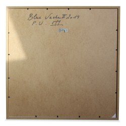 Tableau "Blue vache II" de Marc Mazuir.