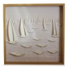 Tableau "Bateau blanc" de Marc Mazuir. - Moinat - 画 - 各种的