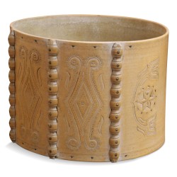 Moule à fromage frais en pin. Haut Valais.