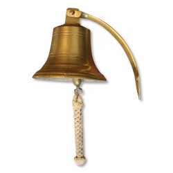 Cloche de bateau en bronze. Sans support.