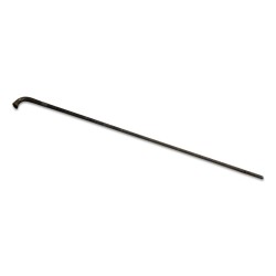 Canne en ébène avec crosse "bec de corbin" en corne.