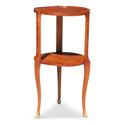 Guéridon / table Louis XV dans le goût de "Migeon" en bois de rose