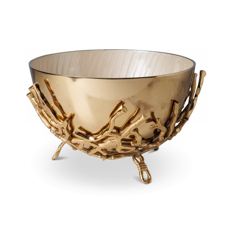 Seau à glace "Corail d or et émail". - Moinat - Accessoires de décoration Seau à glace "Corail d or et émail". - Moinat - Accessoires de décoration