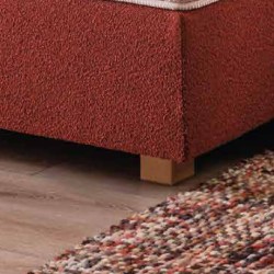 Sommier 140 x 200 "Elisabeth Boss" boxspring fixe sans cuvette (4 cotés).