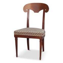 Chaise en acajou, modèle Jacob