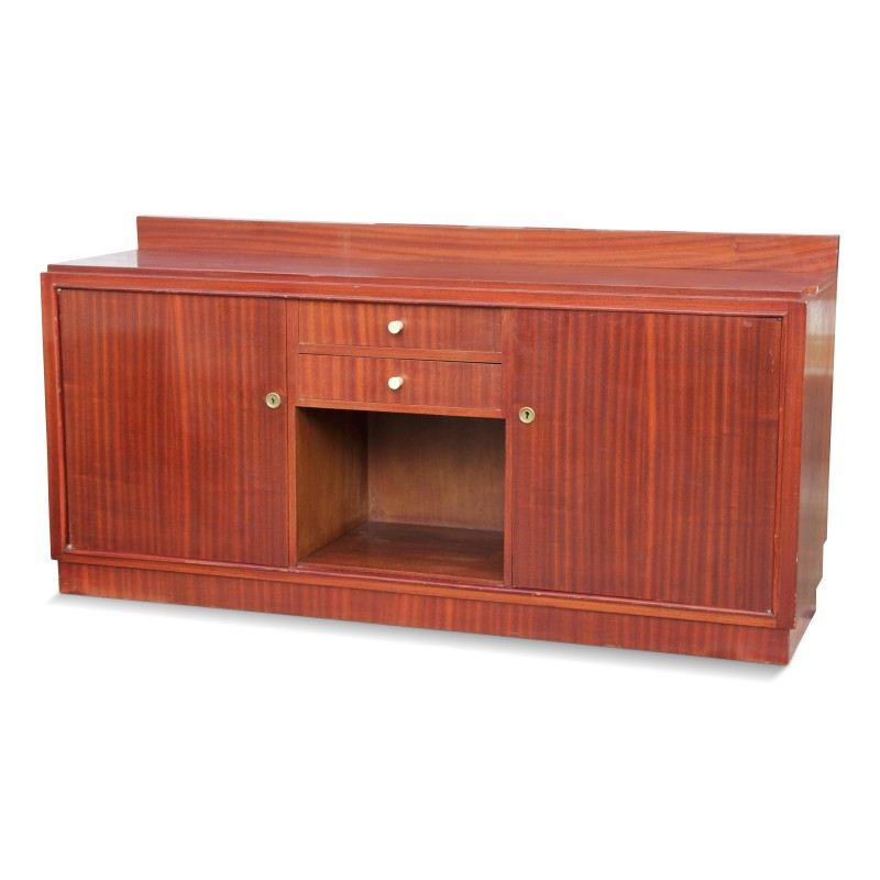 Art - 桃花心木装饰餐具柜，归功于 Jules Leleu，...... - Moinat - 衣柜, Bars, 餐具柜, Dressers, Chests, Enfilades