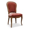 Lot de six chaises Louis Philippe en noyer richement mouluré. - Moinat - Chairs