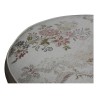 Tabouret Louis XV avec entretoise en hêtre laqué polychrome, recouvert de lampas - Moinat - Tabourets, Banquettes, Poufs