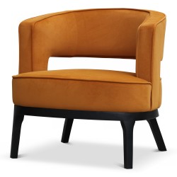 Fauteuil élégant et confortable avec accoudoirs, au design moderne
