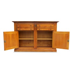 Buffet collection "Richelieu" en merisier massif. Travail français. Vers 1970.