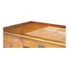 Bureau plat collection "Richelieu" en merisier massif. Avec clé. Travail français. Vers 1970. - Moinat - 书桌