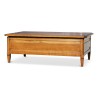 Table de salon en merisier avec un coffre intérieur pour le rangement de bouteille. - Moinat - Столики для гостиной