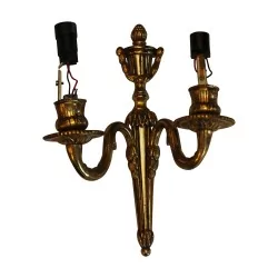 бра в стиле Людовика XVI из бронзы с 2 лампочками. 20 …