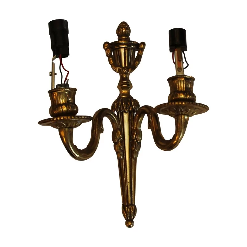 бра в стиле Людовика XVI из бронзы с 2 лампочками. 20 … - Moinat - Осветительные приборы