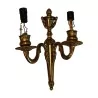 бра в стиле Людовика XVI из бронзы с 2 лампочками. 20 … - Moinat - Осветительные приборы