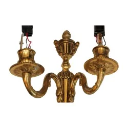 бра в стиле Людовика XVI из бронзы с 2 лампочками. 20 …