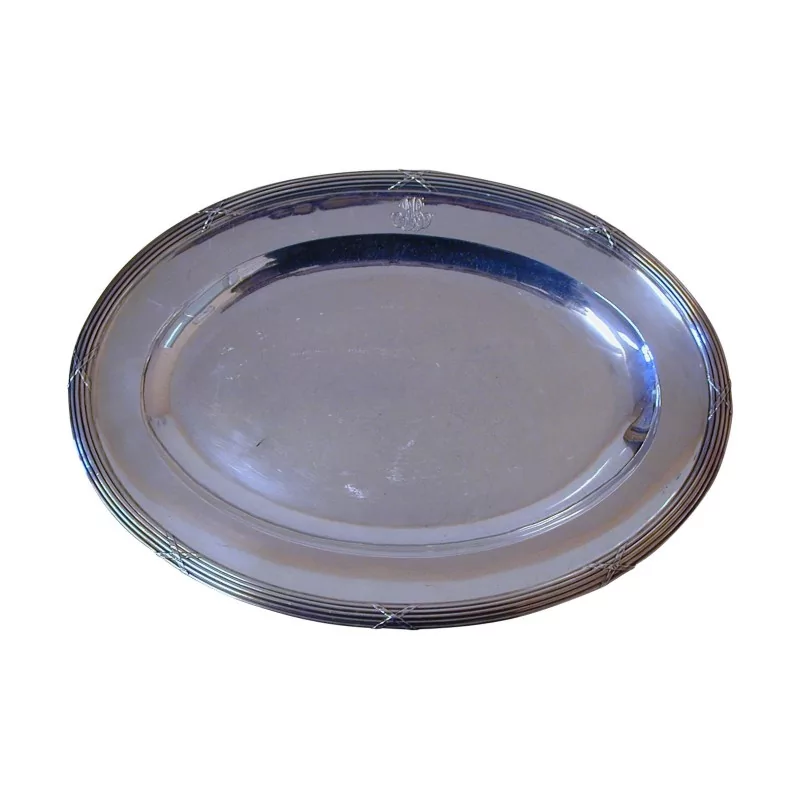 ovale Silberschale. 20. Jahrhundert - Moinat - A TROUVER