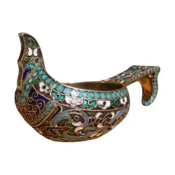 Kosh Russe en argent, petit modèle, dans le goût de …