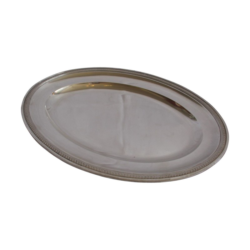 Plat ovale en argent 925. France, vers 1930. - Moinat - Argenterie