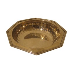 Plat en argent estampillé Collet. 20ème siècle